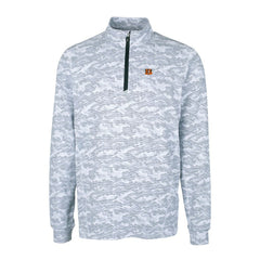 Cutter & Buck Big & Tall Traverse Eco Camo Tri-Blend DryTec Quarter-Zip Jacket - Cincinnati Bengals Jackets