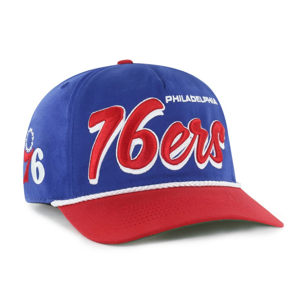 47 brand Philadelphia 76ers '47 Dropshadow Rope Hitch Adjustable Hat