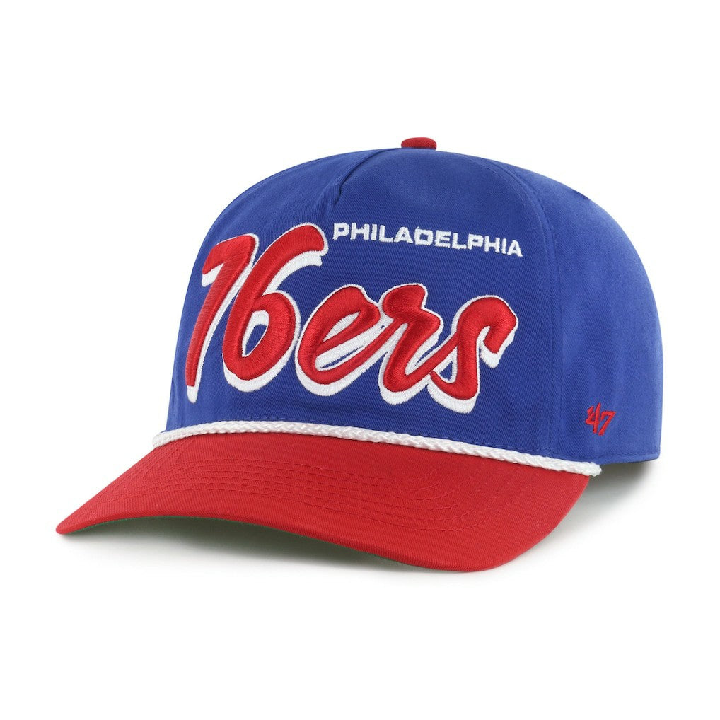 47 brand Philadelphia 76ers '47 Dropshadow Rope Hitch Adjustable Hat
