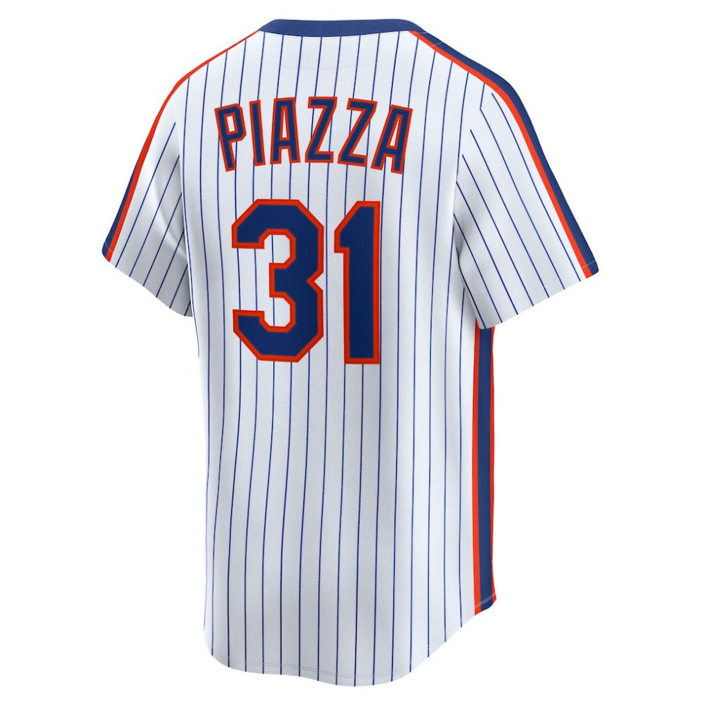 White Mike Piazza New York Mets Nike Throwback Cooperstown Collection Limited Jersey