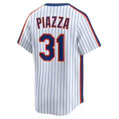 White Mike Piazza New York Mets Nike Throwback Cooperstown Collection Limited Jersey