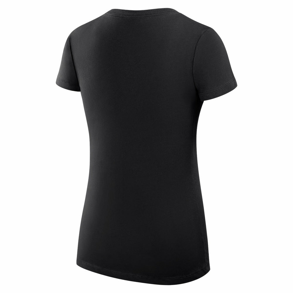 Phoenix Suns G-III 4Her by Carl Banks Women's Super-Slim Fit Lightweight Leopard Heart V-Neck T-Shirt