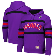 Mitchell & Ness Toronto Raptors Hardwood Classics Nights Head Coach Pullover Hoodie