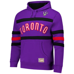 Mitchell & Ness Toronto Raptors Hardwood Classics Nights Head Coach Pullover Hoodie