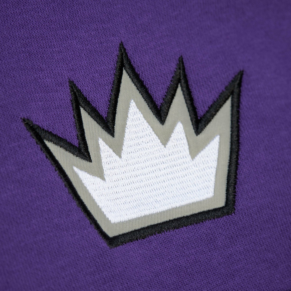 Mitchell & Ness Sacramento Kings Hardwood Classics Nights Head Coach Pullover Hoodie