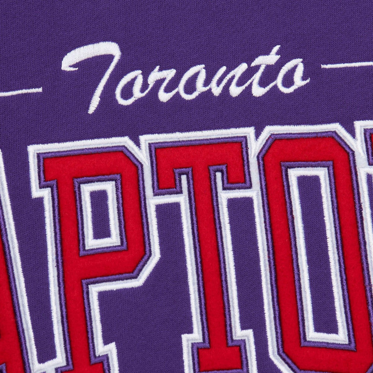 Mitchell & Ness Toronto Raptors Hardwood Classics There & Back 2.0 Vintage Pullover Sweatshirt