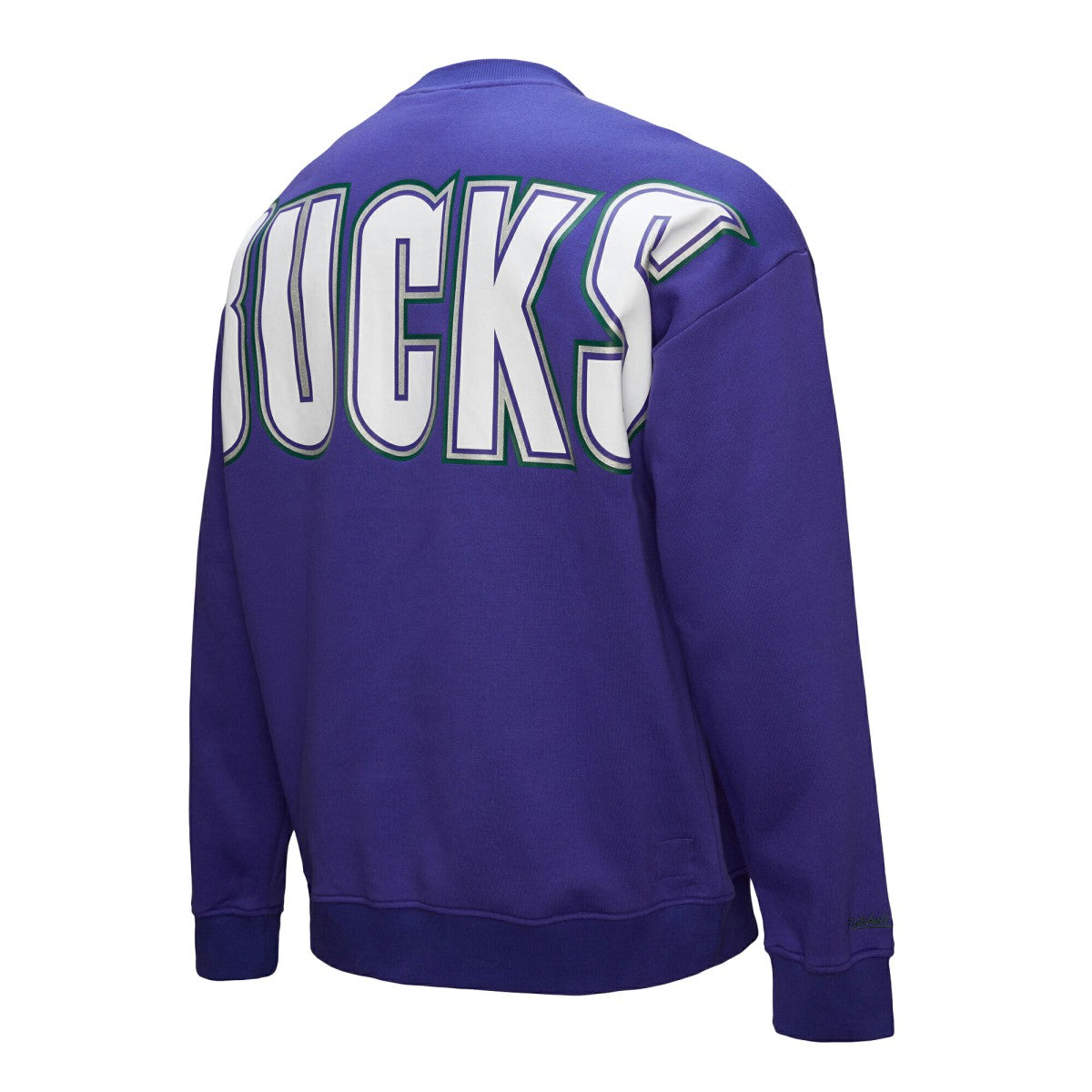 Mitchell & Ness Milwaukee Bucks Hardwood Classics There & Back 2.0 Vintage Pullover Sweatshirt