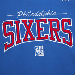 Mitchell & Ness Philadelphia 76ers Hardwood Classics There & Back 2.0 Vintage Pullover Sweatshirt