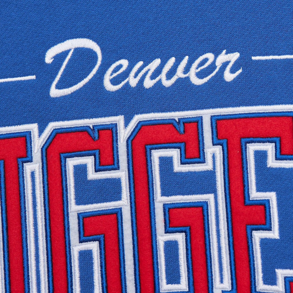 Mitchell & Ness Denver Nuggets Hardwood Classics There & Back 2.0 Vintage Pullover Sweatshirt sale