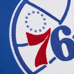 Mitchell & Ness Philadelphia 76ers Chainstitch Applique Vintage Heavyweight Pullover Hoodie