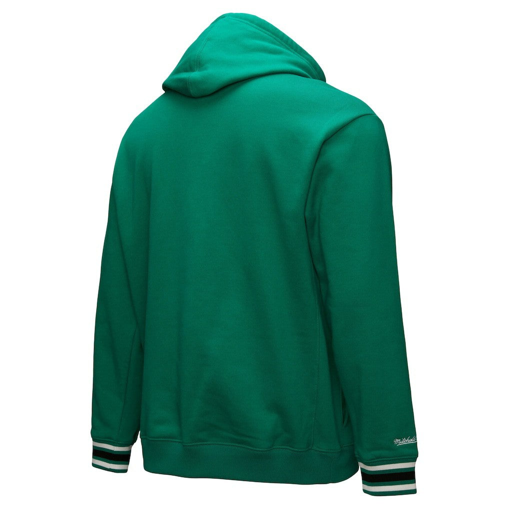 Mitchell & Ness Boston Celtics Chainstitch Applique Vintage Heavyweight Pullover Hoodie