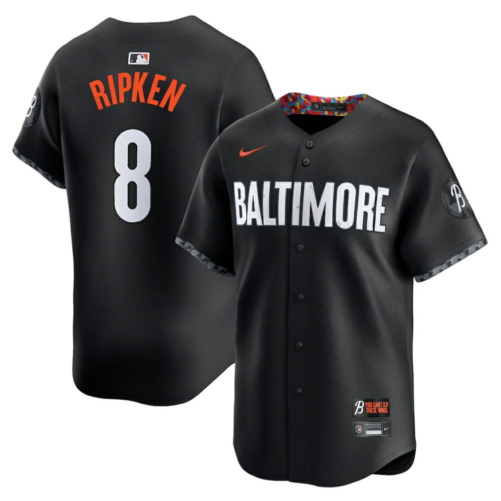 Black Cal Ripken Jr. Baltimore Orioles Nike City Connect Limited Jersey