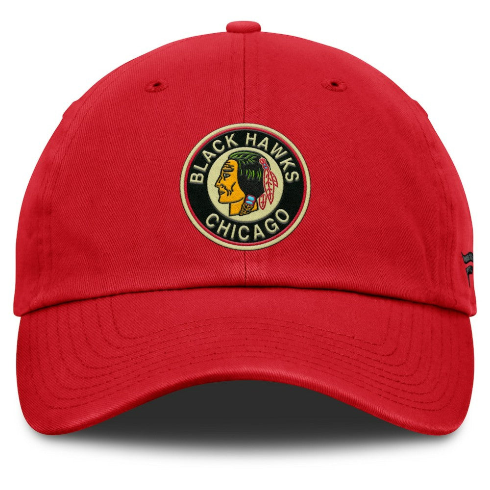 NHL Chicago Blackhawks Fanatics Decades Collection Adjustable Hat