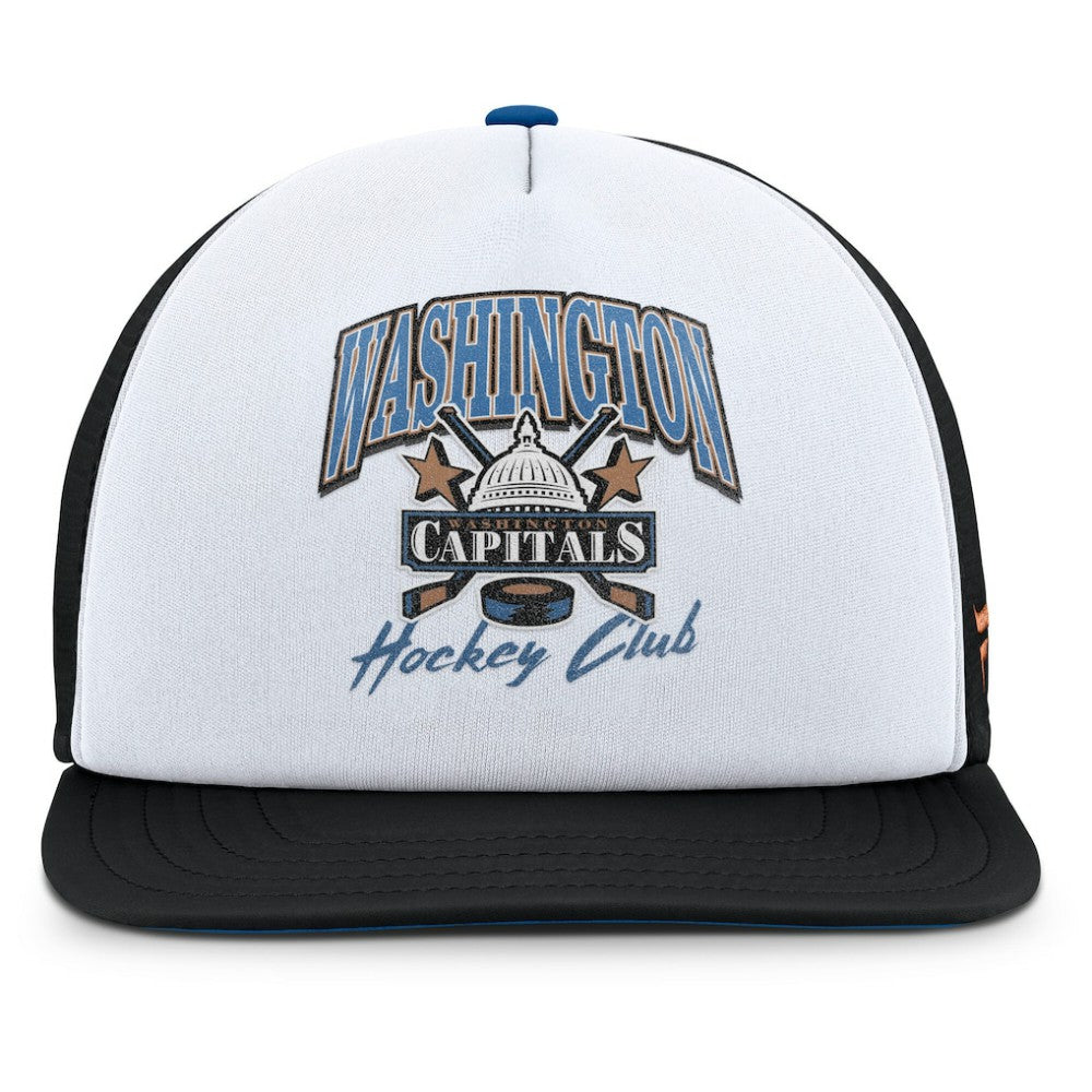 NHL Washington Capitals Fanatics Decades Collection Foam Front Snapback Hat