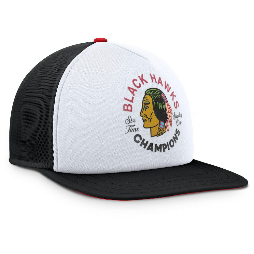 NHL Chicago Blackhawks Fanatics Decades Collection Foam Front Snapback Hat