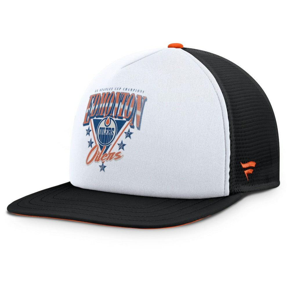 NHL Edmonton Oilers Fanatics Decades Collection Foam Front Snapback Hat