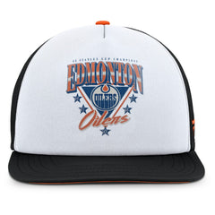 NHL Edmonton Oilers Fanatics Decades Collection Foam Front Snapback Hat
