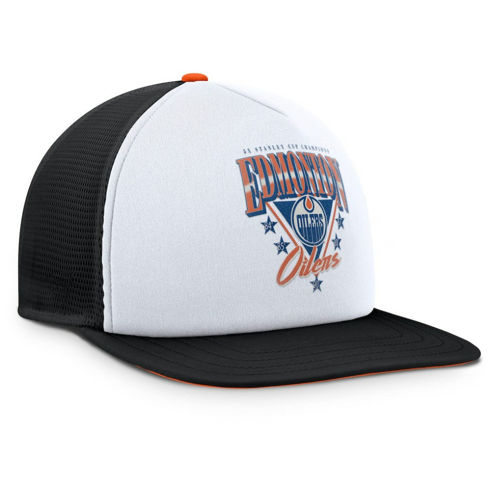 NHL Edmonton Oilers Fanatics Decades Collection Foam Front Snapback Hat