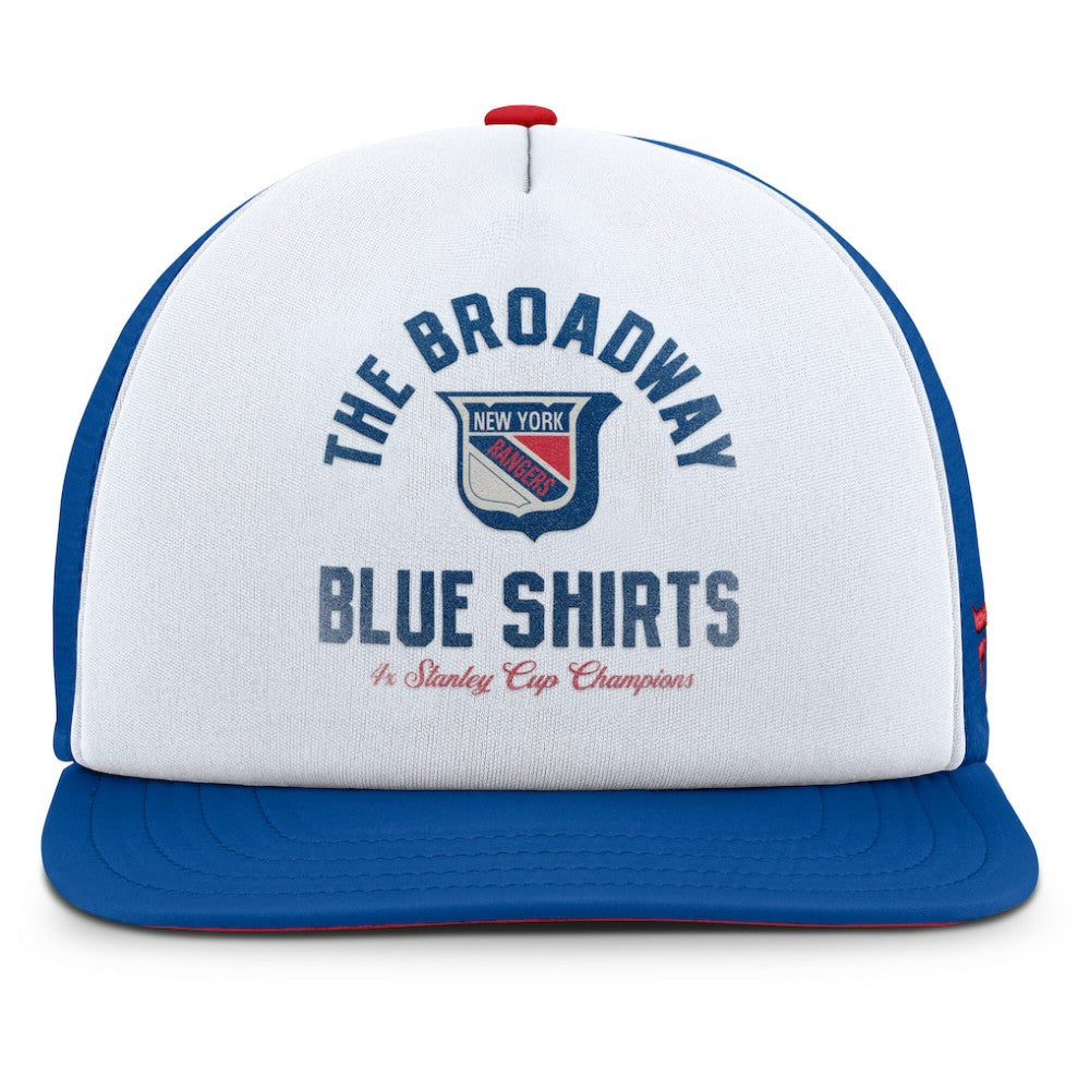 NHL New York Rangers Fanatics Decades Collection Foam Front Snapback Hat