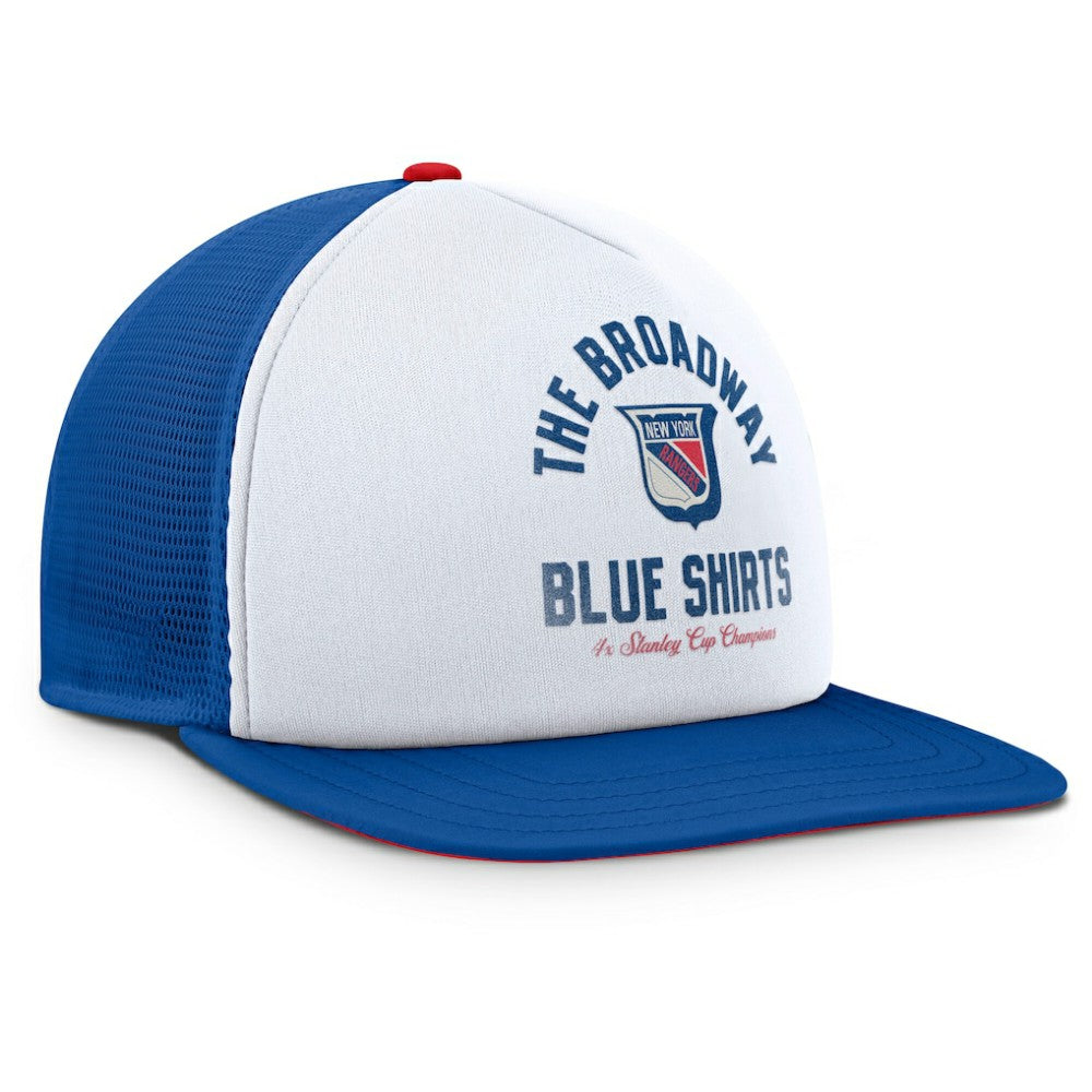 NHL New York Rangers Fanatics Decades Collection Foam Front Snapback Hat