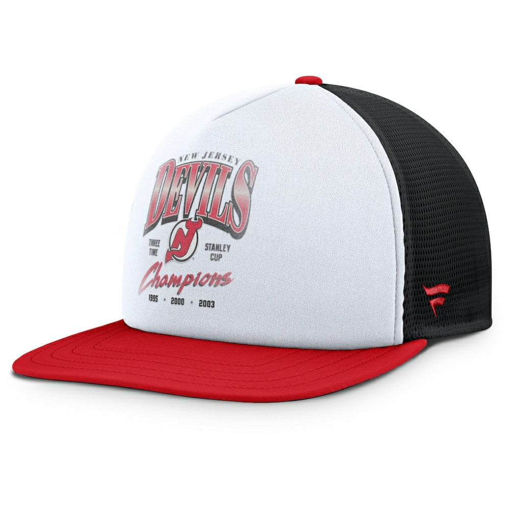 NHL New Jersey Devils Fanatics Decades Collection Foam Front Snapback Hat