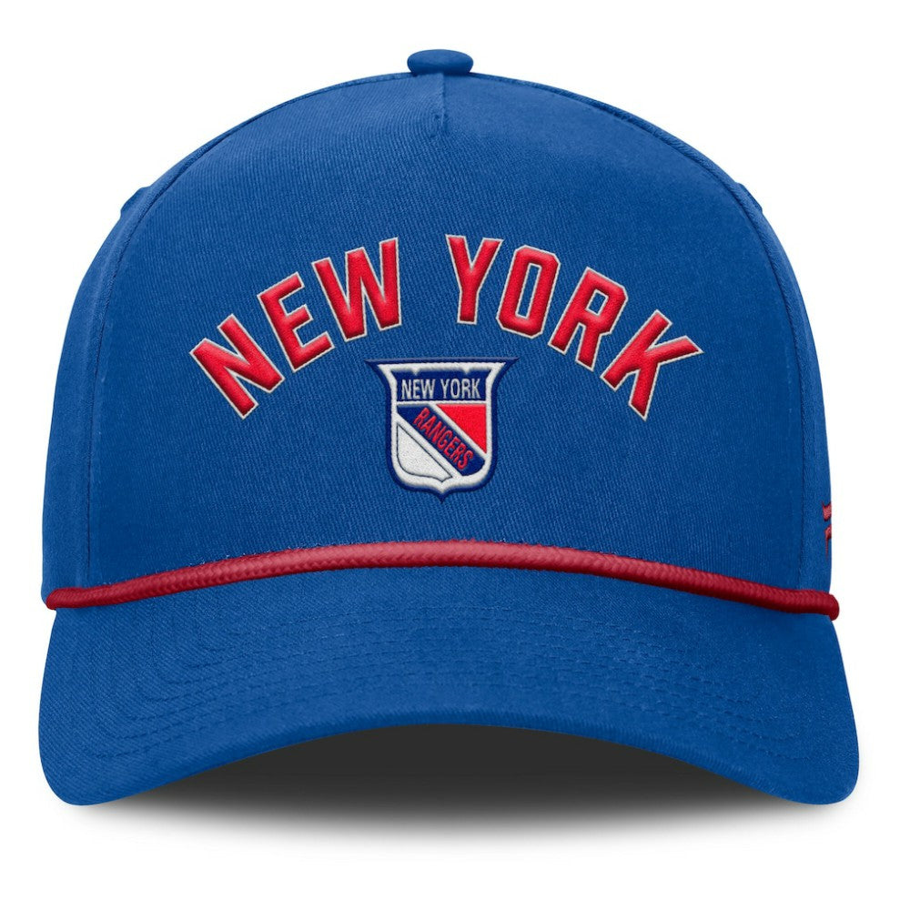 NHL New York Rangers Fanatics Decades Collection A-Frame Rope Adjustable Hat