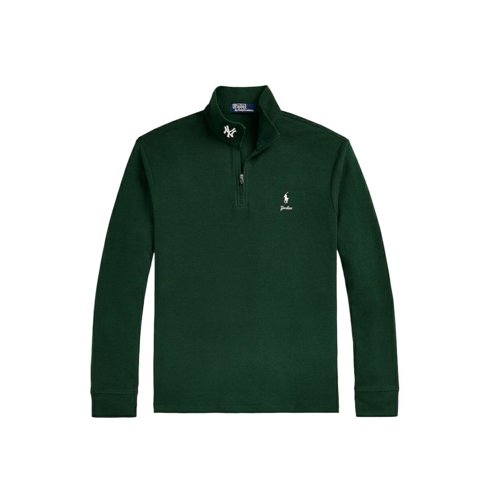 Green New York Yankees Polo Ralph Lauren Estate Quarter-Zip Sweatshirt