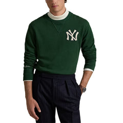 Green New York Yankees Polo Ralph Lauren Pullover Sweatshirt