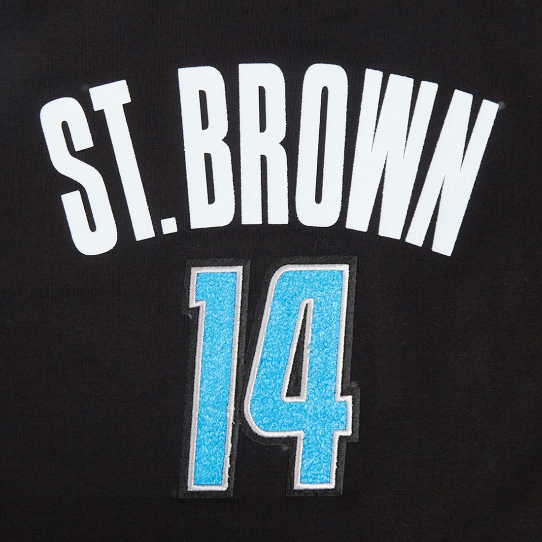 Amon-Ra St. Brown  Pro Standard Women's Player Name & Number Cropped Boxy T-Shirt - Detroit Lions T-shirts