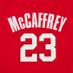 Christian McCaffrey  Pro Standard Women's Player Name & Number Cropped Boxy T-Shirt - San Francisco 49ers T-shirts