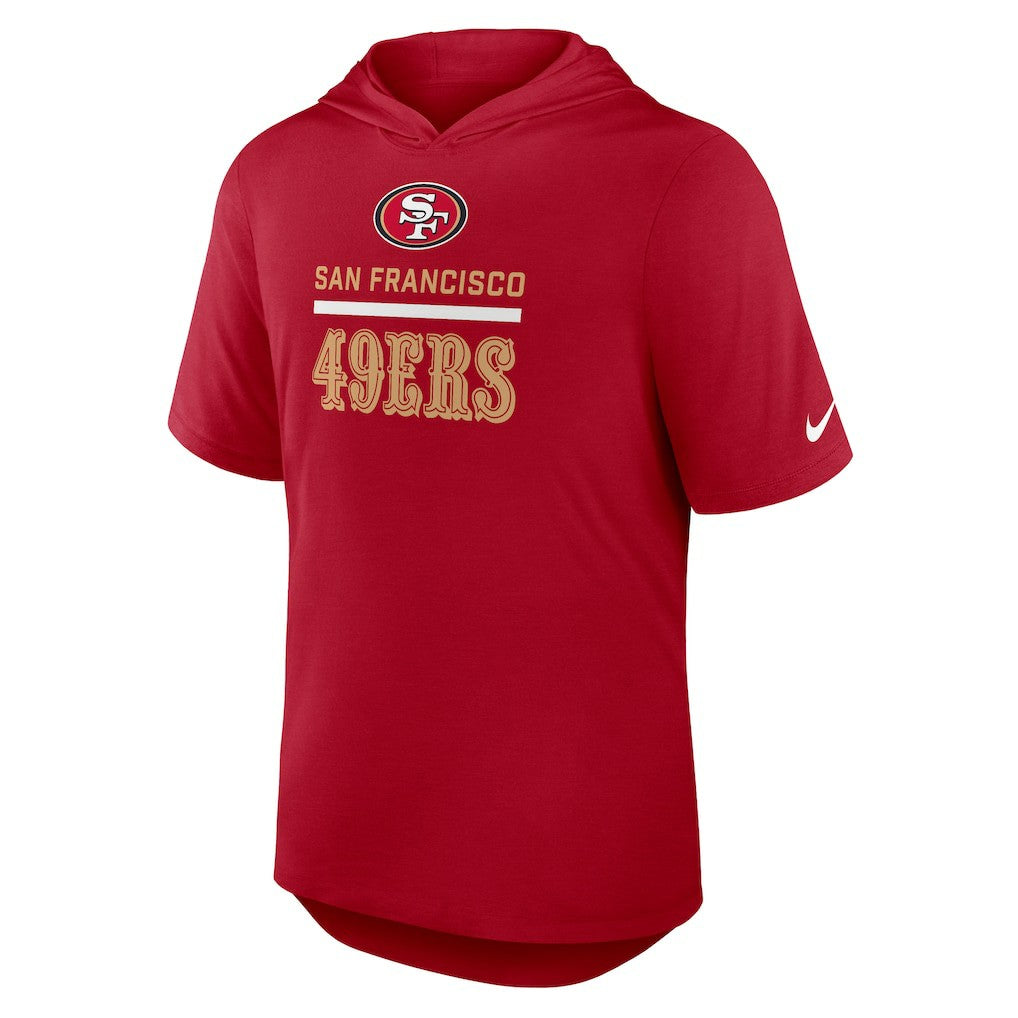 Lockup Tri-Blend Hoodie T-Shirt - San Francisco 49ers Hoodies