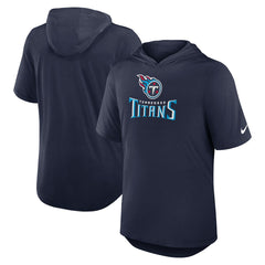 Lockup Tri-Blend Hoodie T-Shirt - Tennessee Titans Hoodies