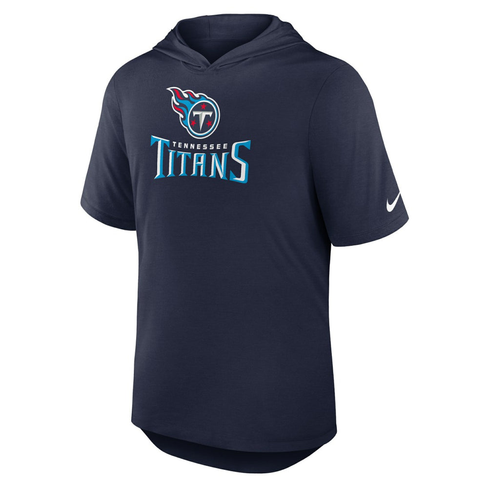 Lockup Tri-Blend Hoodie T-Shirt - Tennessee Titans Hoodies