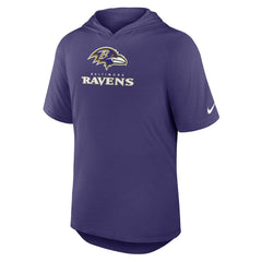 Lockup Tri-Blend Hoodie T-Shirt - Baltimore Ravens Hoodies