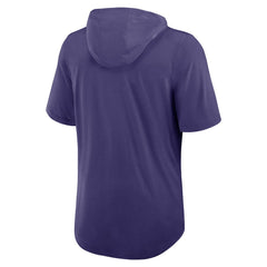 Lockup Tri-Blend Hoodie T-Shirt - Baltimore Ravens Hoodies