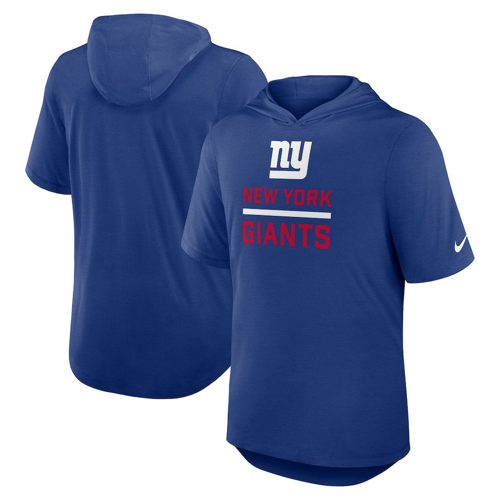 Lockup Tri-Blend Hoodie T-Shirt - New York Giants Hoodies