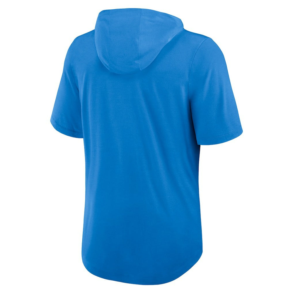 Lockup Tri-Blend Hoodie T-Shirt - Los Angeles Chargers Hoodies
