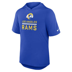 Lockup Tri-Blend Hoodie T-Shirt - Los Angeles Rams Hoodies