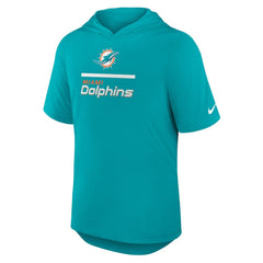 Lockup Tri-Blend Hoodie T-Shirt - Miami Dolphins Hoodies