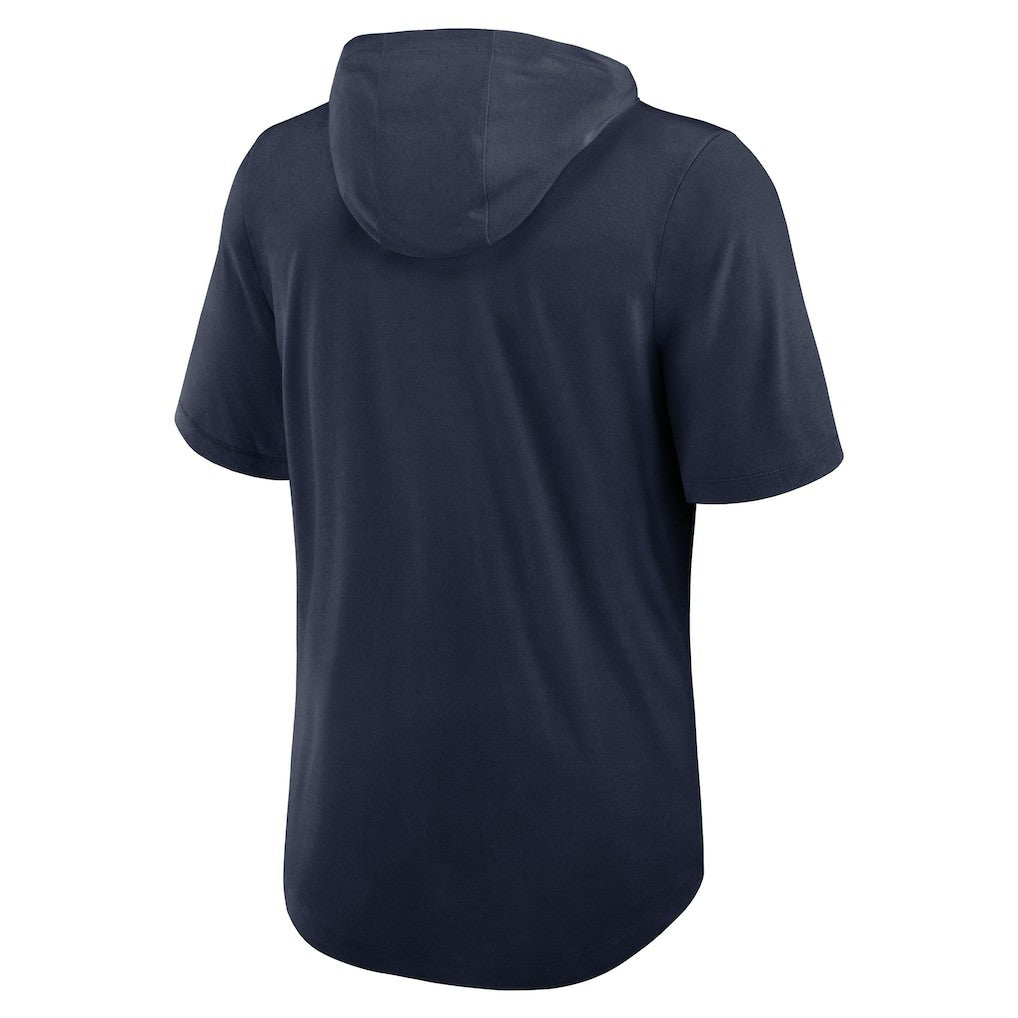 Lockup Tri-Blend Hoodie T-Shirt - New England Patriots Hoodies