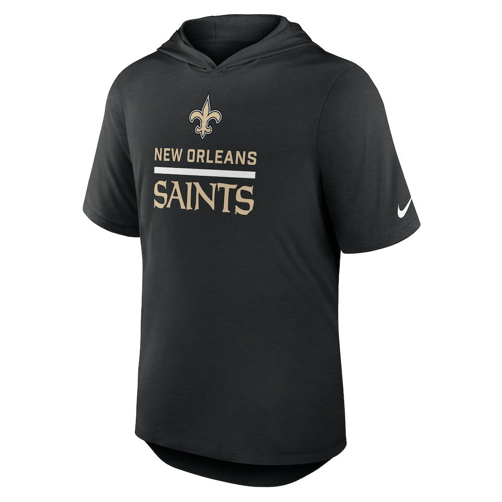 Lockup Tri-Blend Hoodie T-Shirt - New Orleans Saints Hoodies