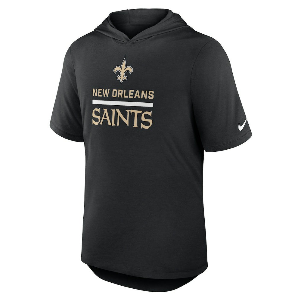 Lockup Tri-Blend Hoodie T-Shirt - New Orleans Saints Hoodies
