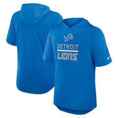 Lockup Tri-Blend Hoodie T-Shirt - Detroit Lions Hoodies