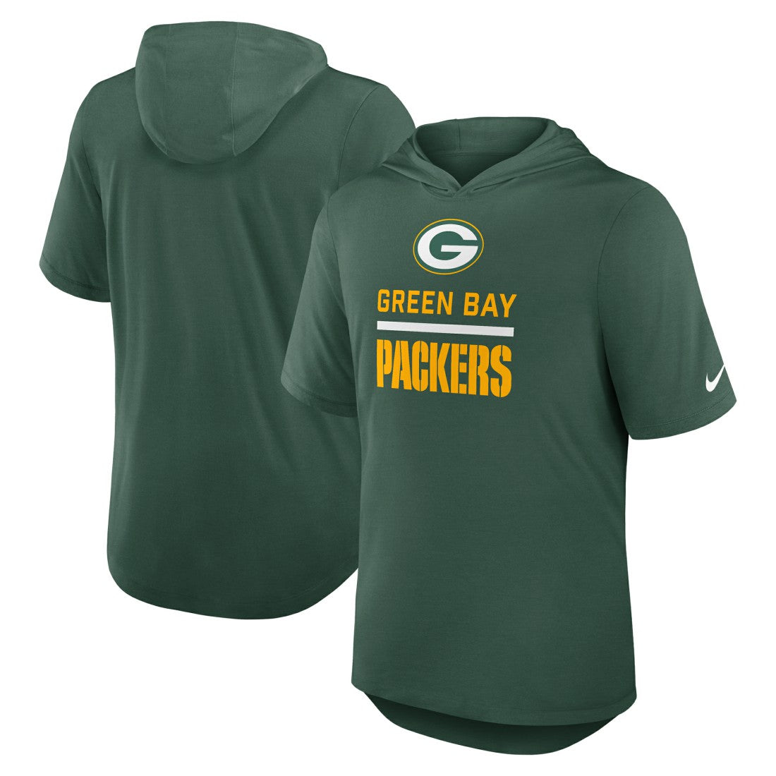 Lockup Tri-Blend Hoodie T-Shirt - Green Bay Packers Hoodies
