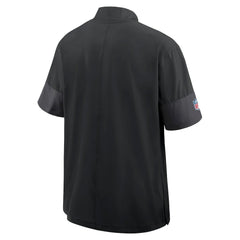 Sideline Short Sleeve Quarter-Zip Dri-FIT Coach Jacket - Las Vegas Raiders Jackets