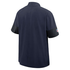 Sideline Short Sleeve Quarter-Zip Dri-FIT Coach Jacket - Seattle Seahawks Jackets