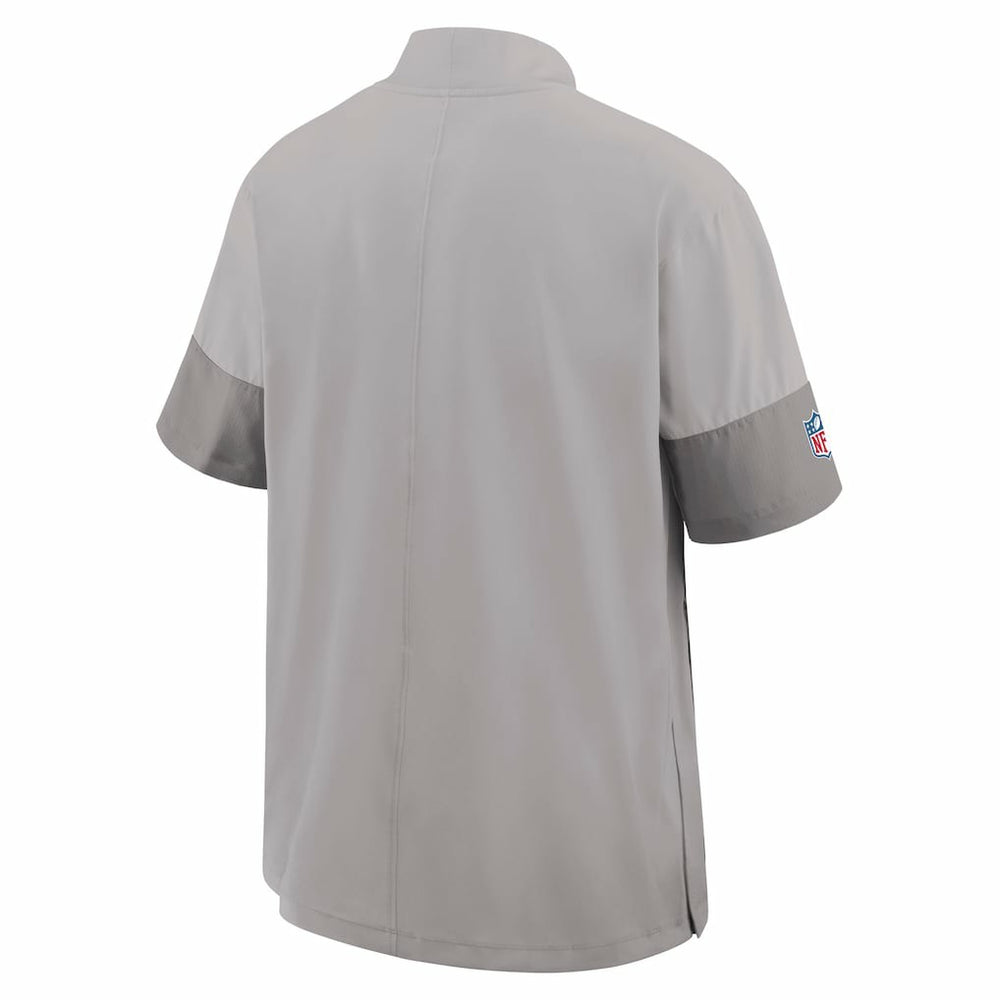 Sideline Short Sleeve Quarter-Zip Dri-FIT Coach Jacket - Miami Dolphins Jackets