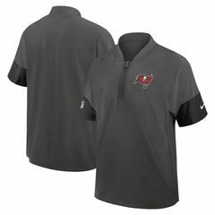 Sideline Short Sleeve Quarter-Zip Dri-FIT Coach Jacket - Tampa Bay Buccaneers Jackets