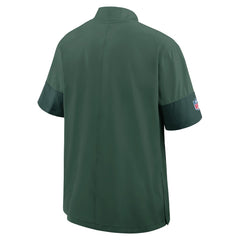 Sideline Short Sleeve Quarter-Zip Dri-FIT Coach Jacket - Green Bay Packers Jackets