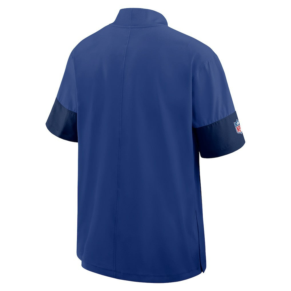 Sideline Short Sleeve Quarter-Zip Dri-FIT Coach Jacket - New York Giants Jackets
